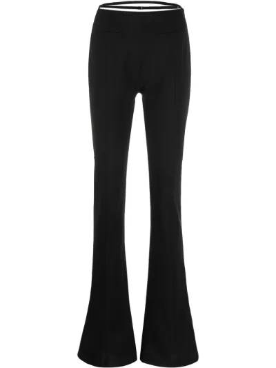 Jacquemus wool-blend flared trousers 