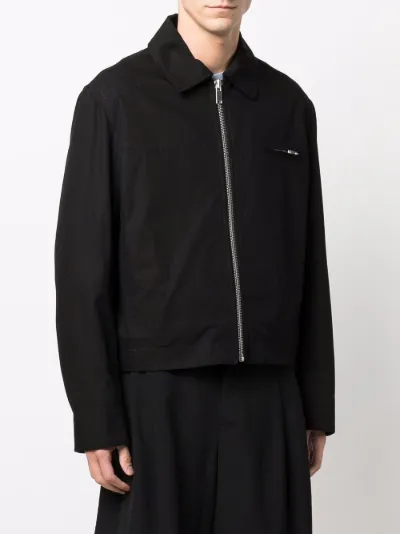 zippered shirt jacket