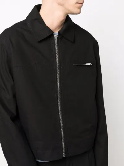 zippered shirt jacket