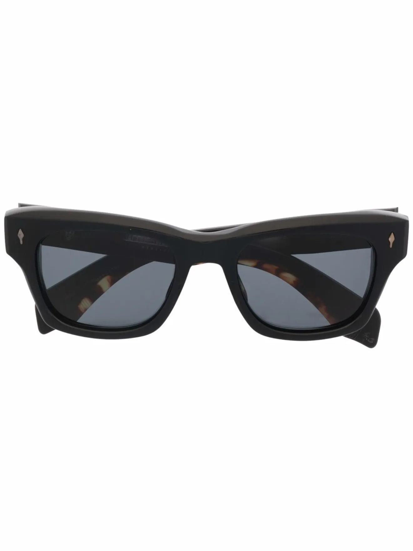 Jacques Marie Mage square-frame tortoise sunglasses black | MODES