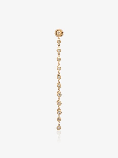 Jacquie Aiche 14k Yellow Gold Diamond Drop Earring Browns 14k Yellow Gold Diamond Drop Earring