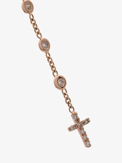 Jacquie Aiche Diamond And 14k Gold Star Cross Chain Earring Jacquie Aiche Diamond And 14k Gold Star
