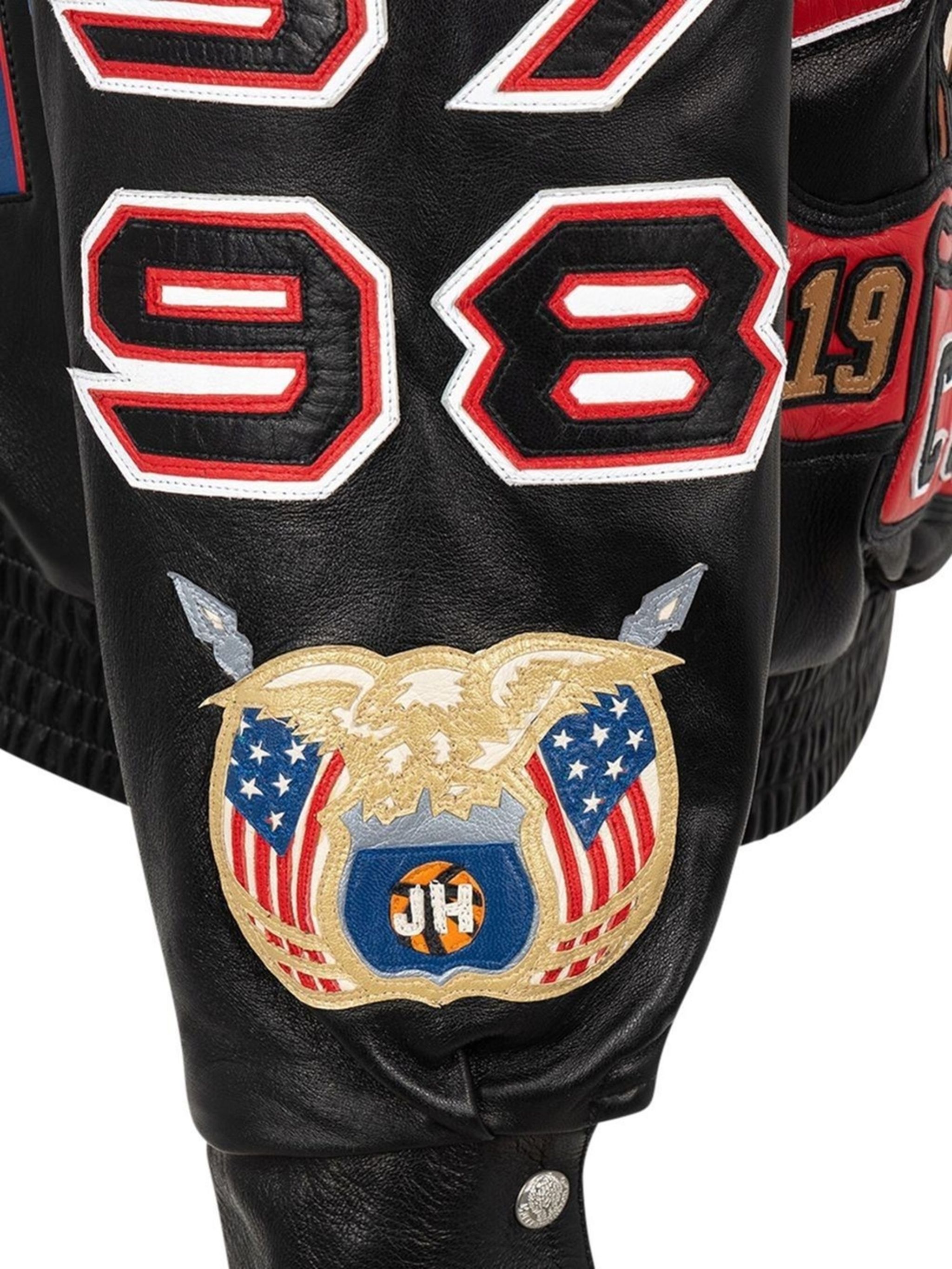 Bulls 3Peat leather jacket | Jeff Hamilton | Eraldo.com