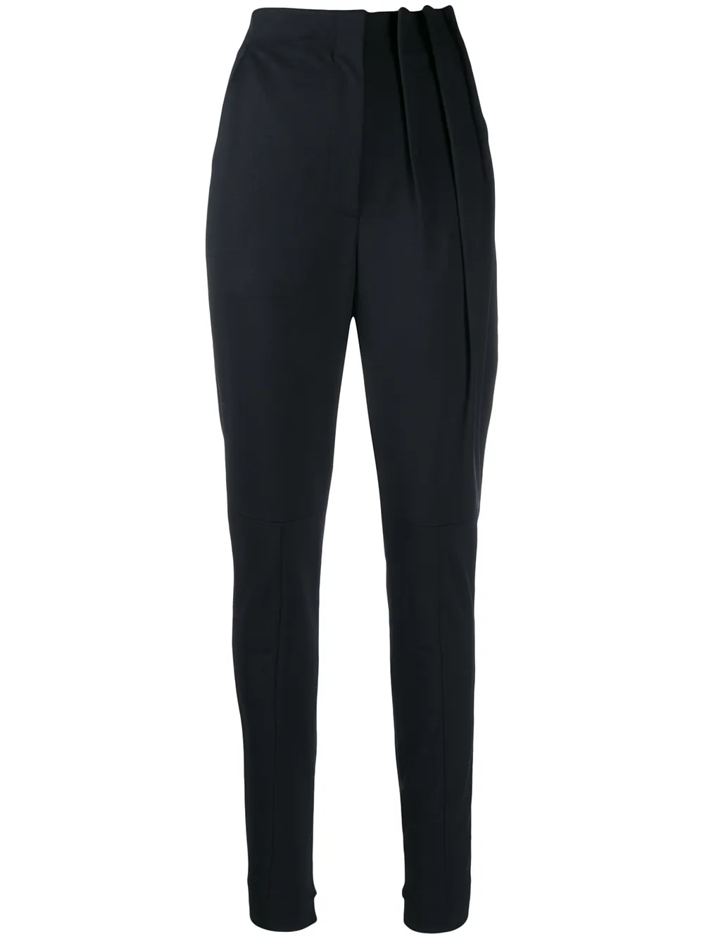 tapered high waisted trousers