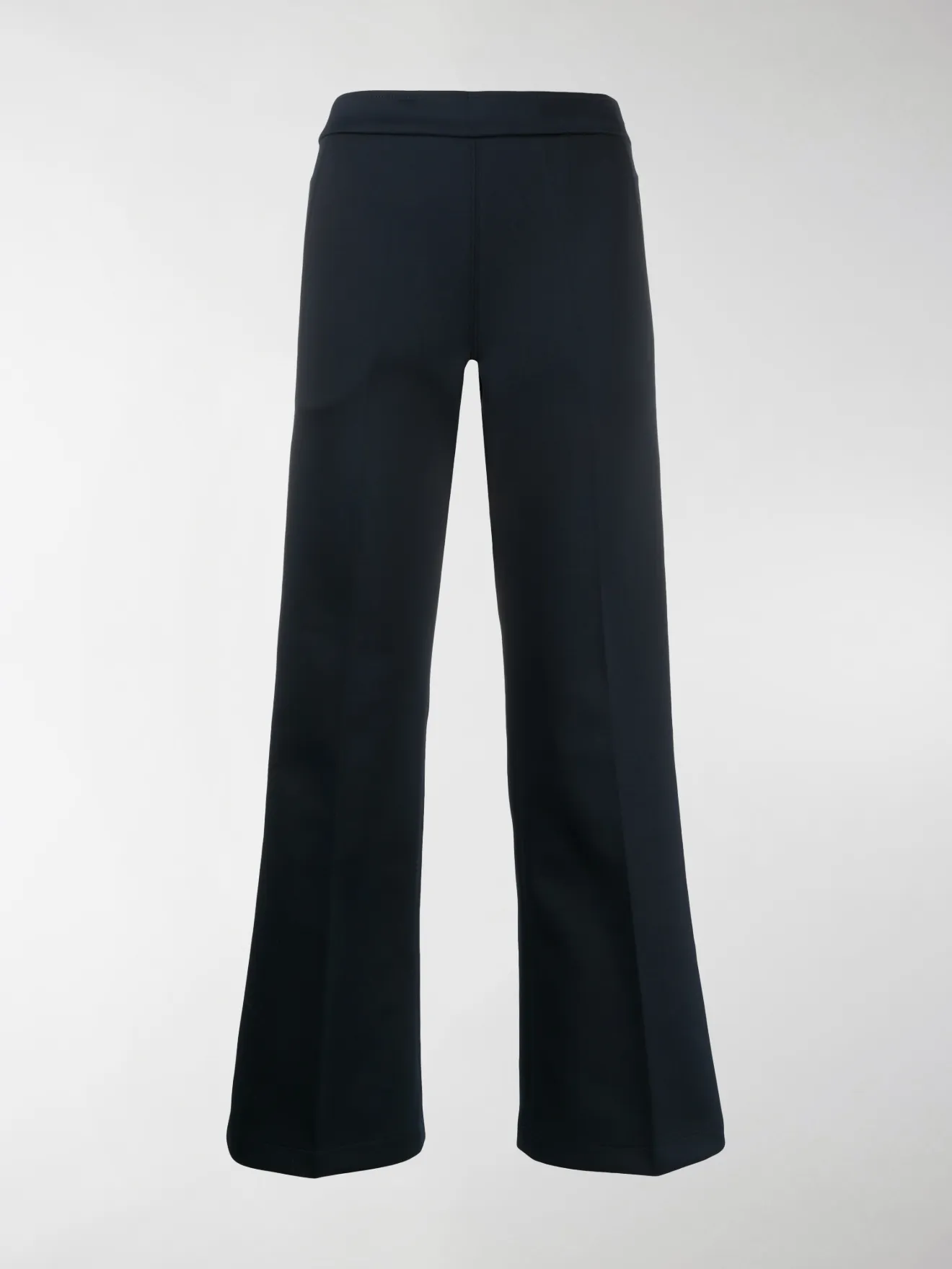 bootleg black trousers