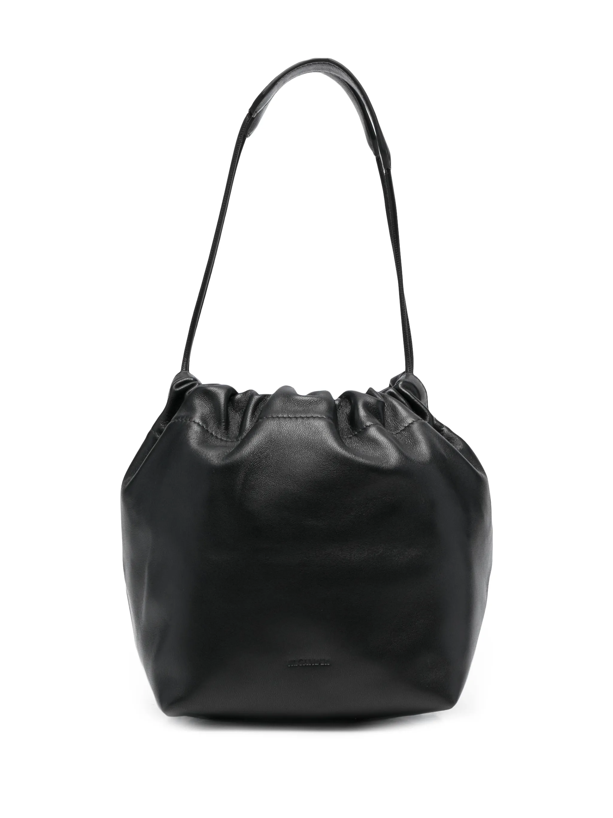 ★【JIL SANDER】 DRAWSTRING SHOULDER BAG★ Jil Sander Logo Drawstring Shoulder Bag | Black | FARFETCH
