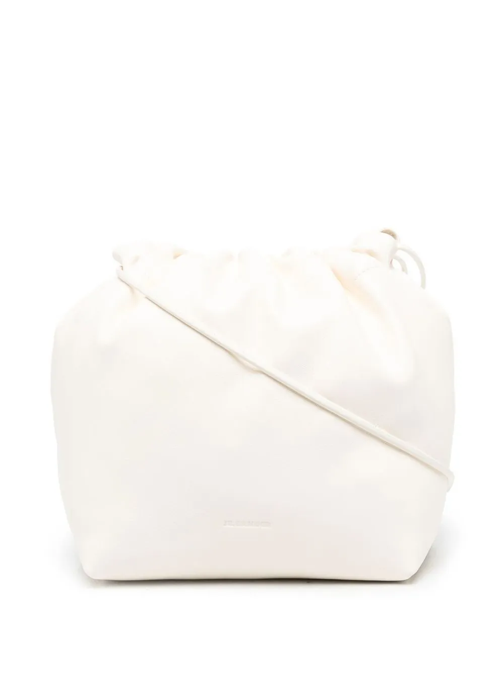 Jil Sander Women s Drawstring Fastening Calf Leather Shoulder Bag