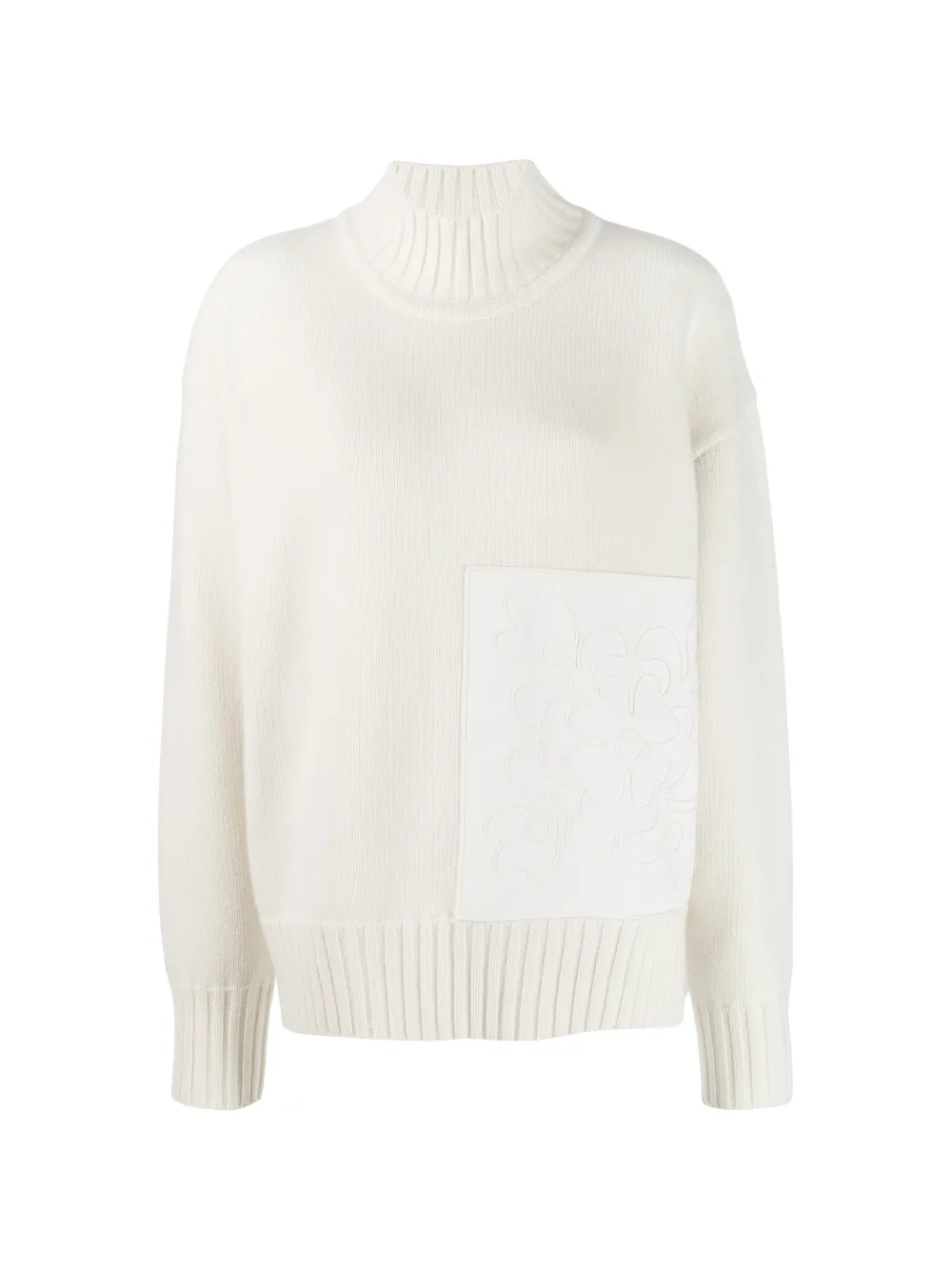 Jil Sander floral patch turtleneck sweater | Eraldo.com HR