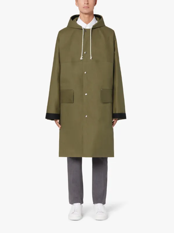 JIL SANDER+ Khaki Bonded Cotton Sport Coat