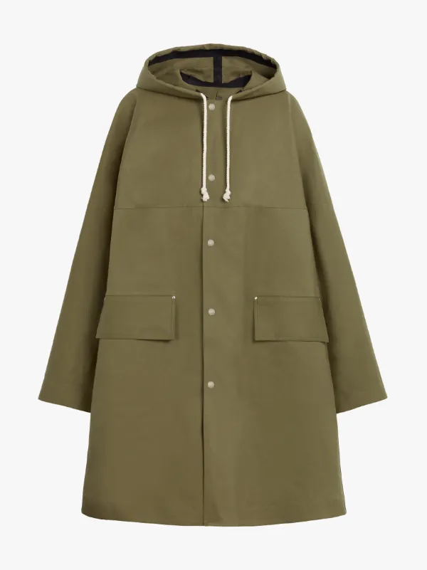 JIL SANDER+ Khaki Bonded Cotton Sport Coat