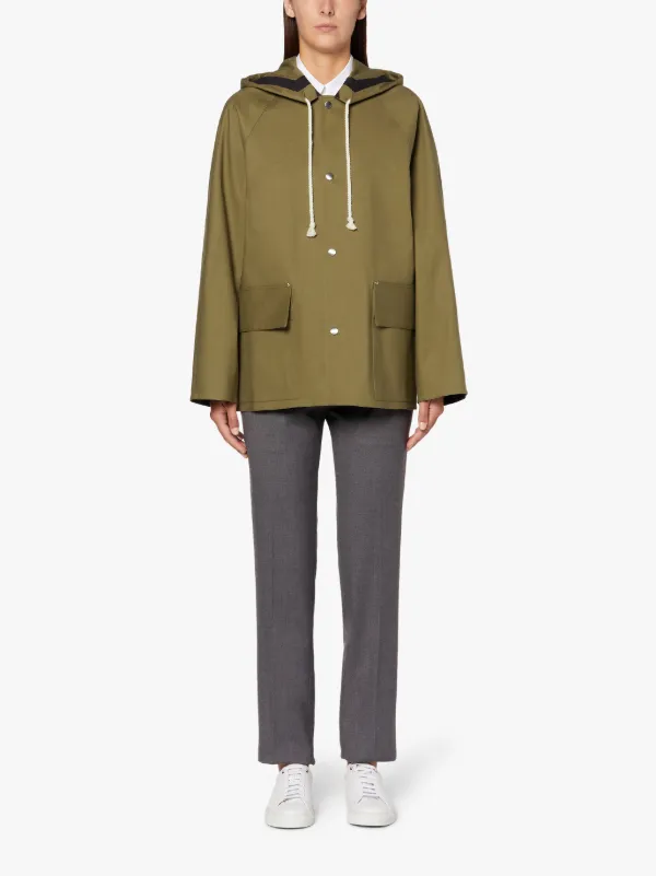 JIL SANDER+ Khaki Bonded Cotton Sport Jacket