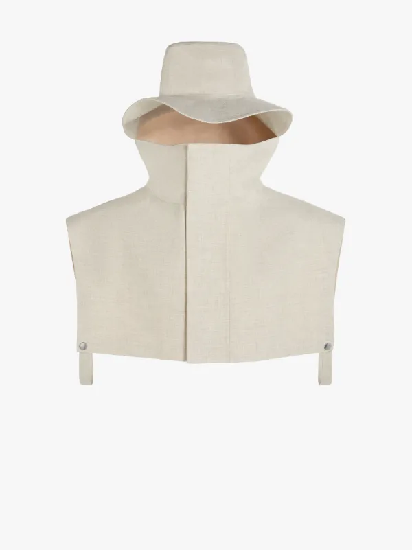 JIL SANDER+ Pastel Bonded Linen Rain Hat