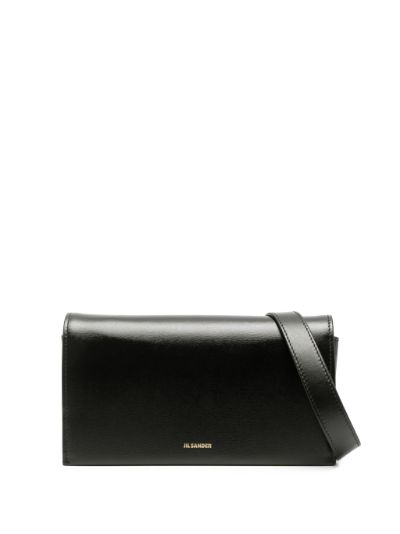 Jil Sander logo-debossed leather shoulder bag | Eraldo.com GW