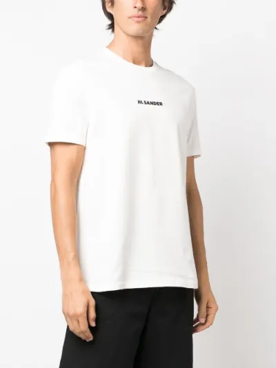 logo-print cotton T-shirt | Jil Sander | Eraldo.com