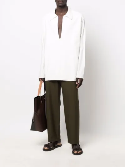 long-sleeved cotton shirt | Jil Sander 