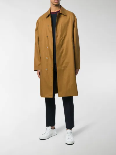 jil sander oversized coat