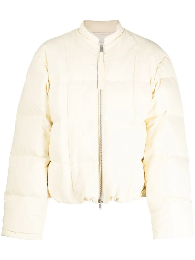 oversized cotton puffer jacket Jil Sander