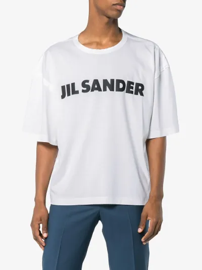Jil Sander oversized logo-print cotton 