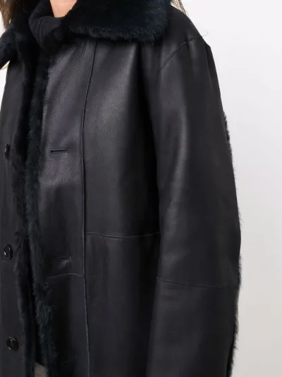 shearling lined biker jacket
