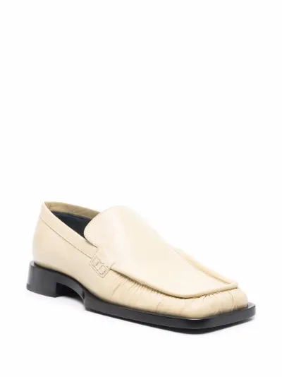 square-toe leather loafers | Jil Sander | Eraldo.com US