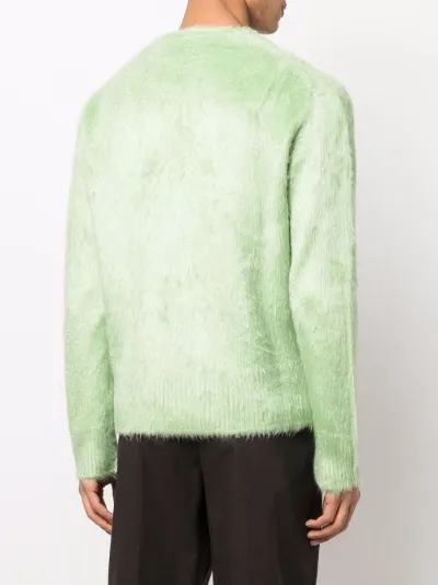 Brushed Silk Cardigan in Celadon – SVRN