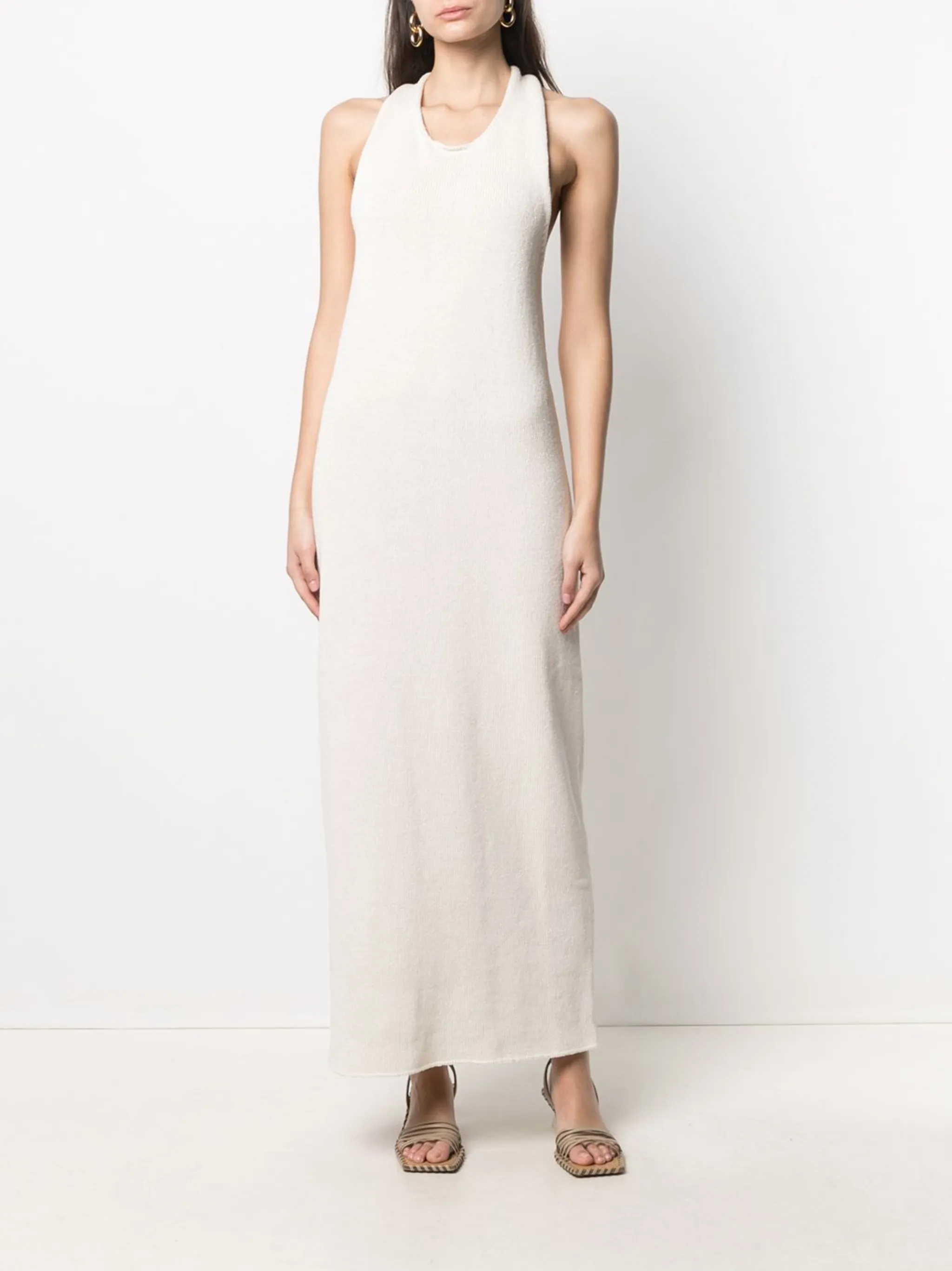 JIL SANDER Jersey midi dress | NET-A-PORTER