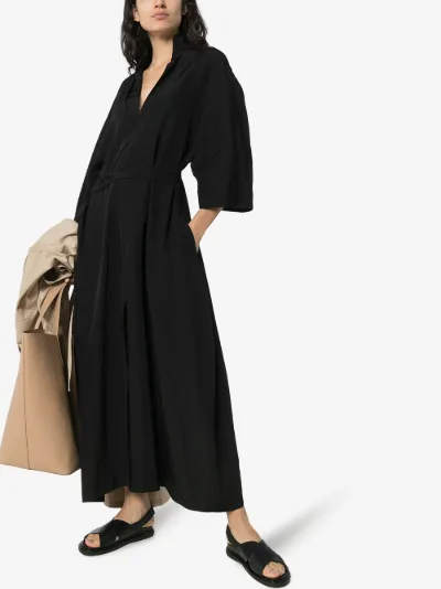 jil sander black dress