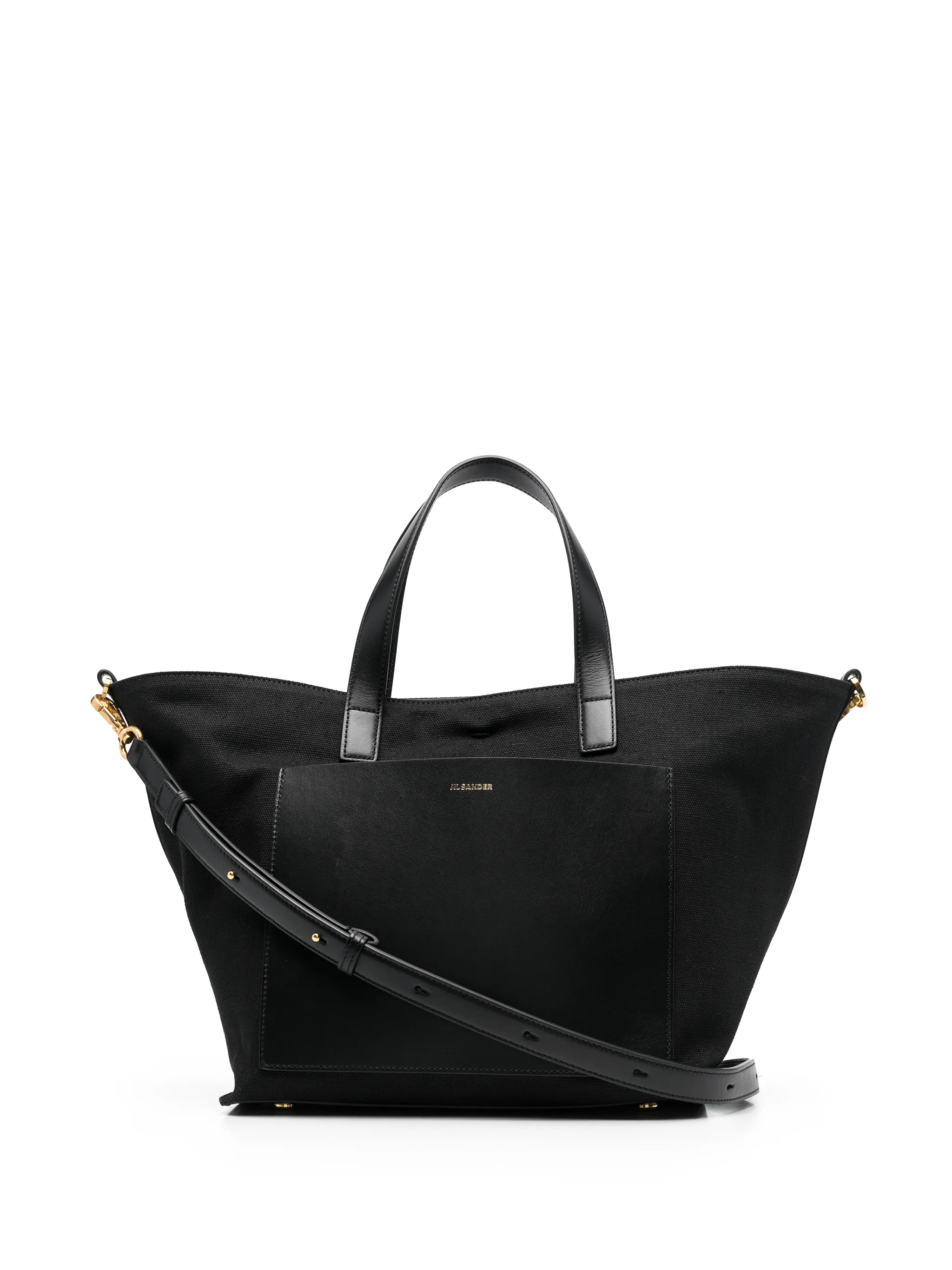 Black square tote bag online