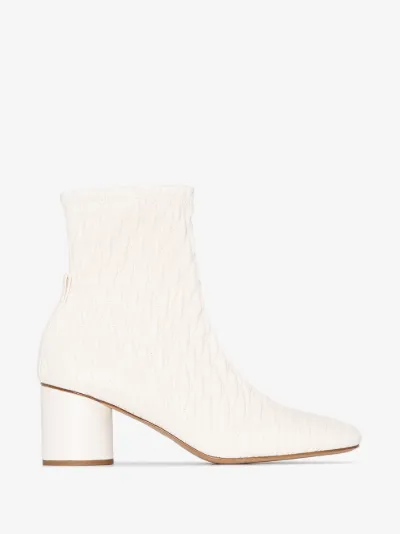 jil sander white boots