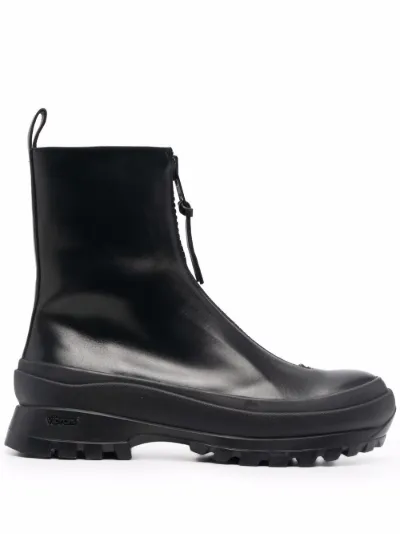 Jil sander on sale lace up boots