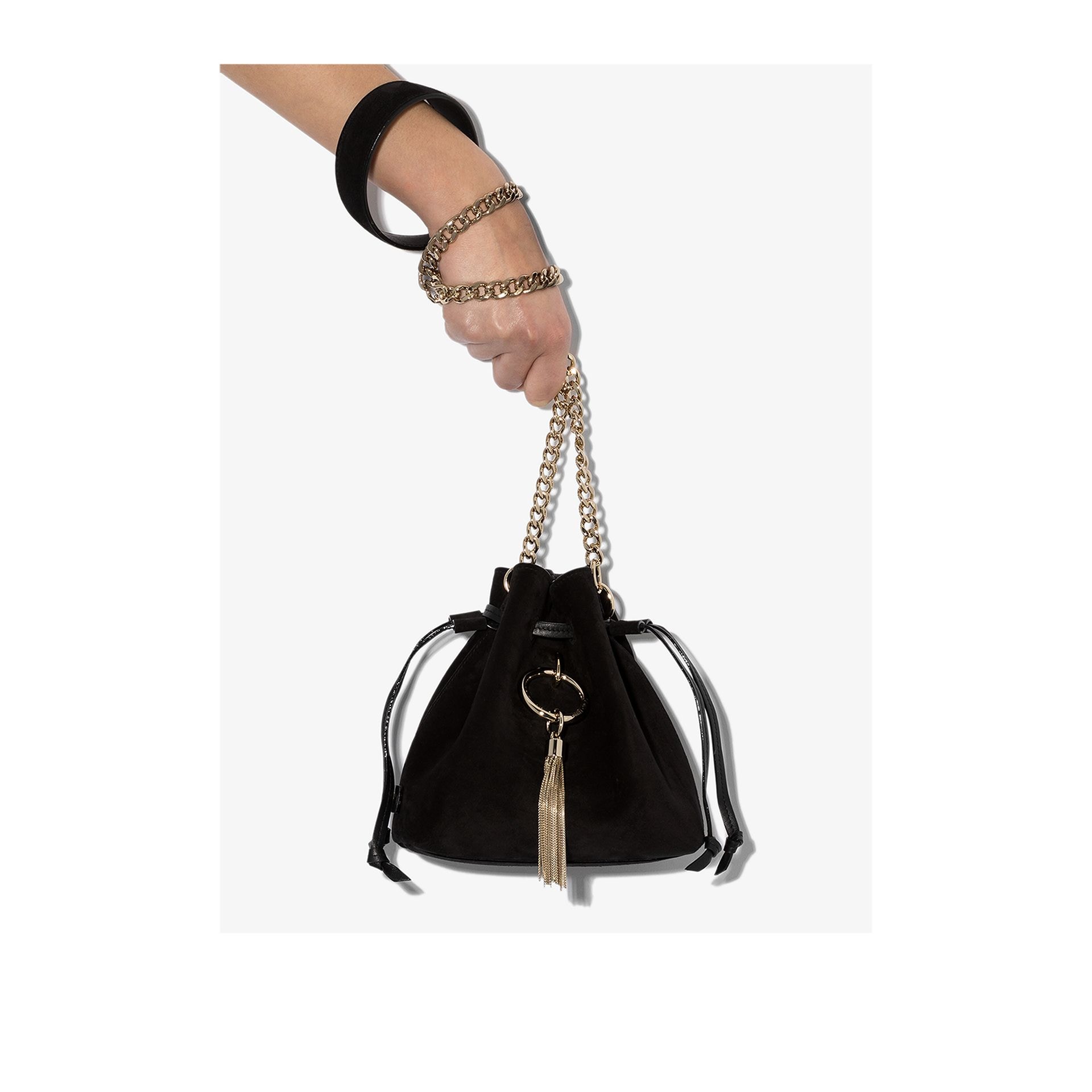 jimmy choo bucket bag