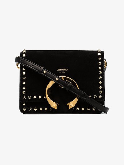 jimmy choo suede handbag