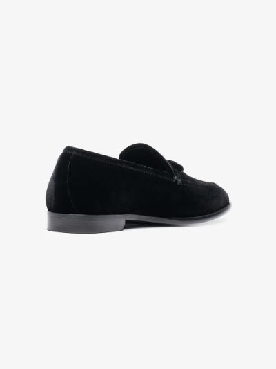 jimmy choo marti velvet loafers