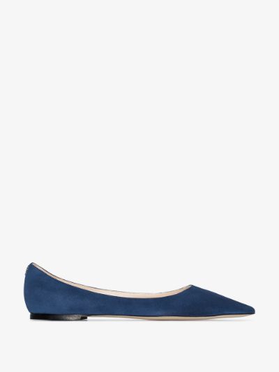 jimmy choo blue suede pumps