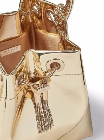 Bon Bon metallic effect bucket bag Jimmy Choo Eraldo