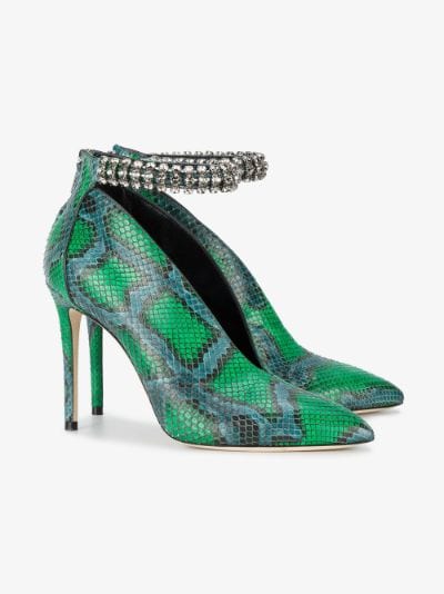 jimmy choo green heels