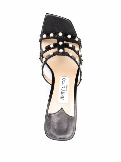 Jimmy Choo Hazel 85mm sandals black | MODES
