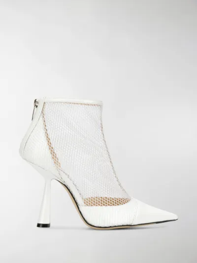 jimmy choo white booties