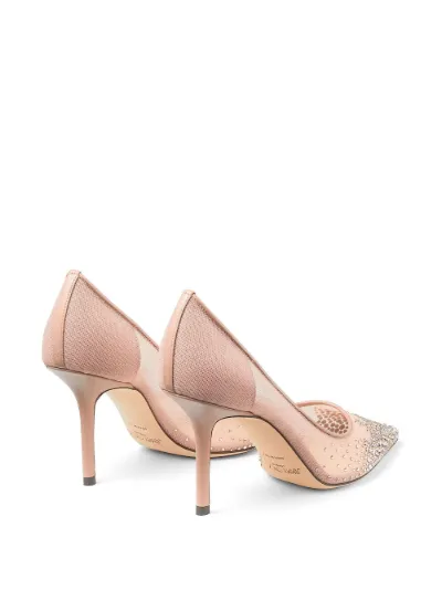 Romy crystal hot sale embellished pump