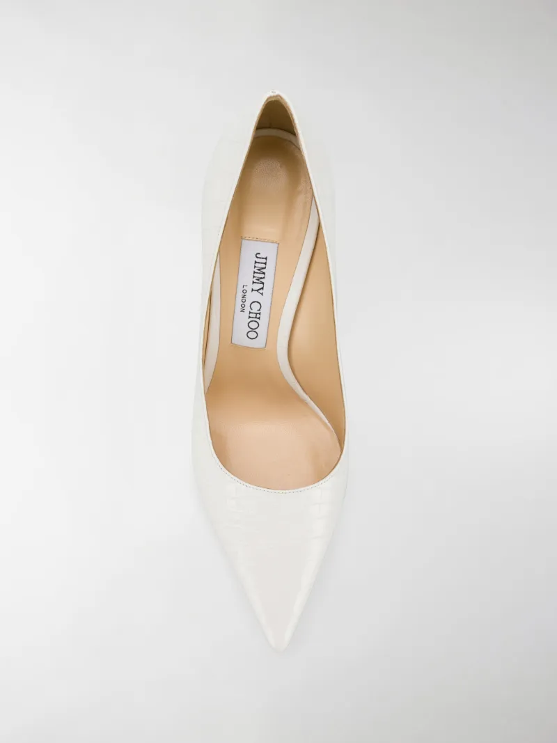 Jimmy Choo Love 85mm embossed pumps 