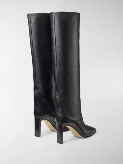 jimmy choo leather boots