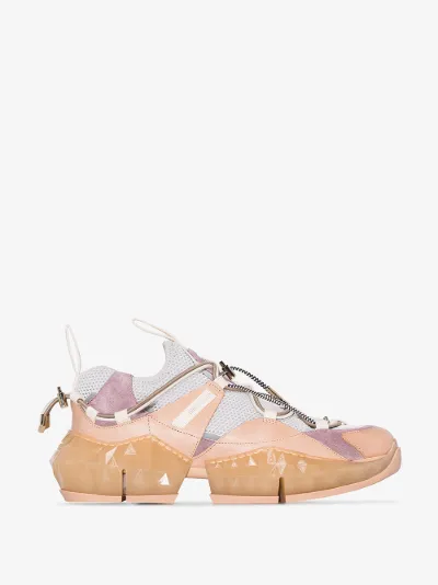 jimmy choo pink sneakers