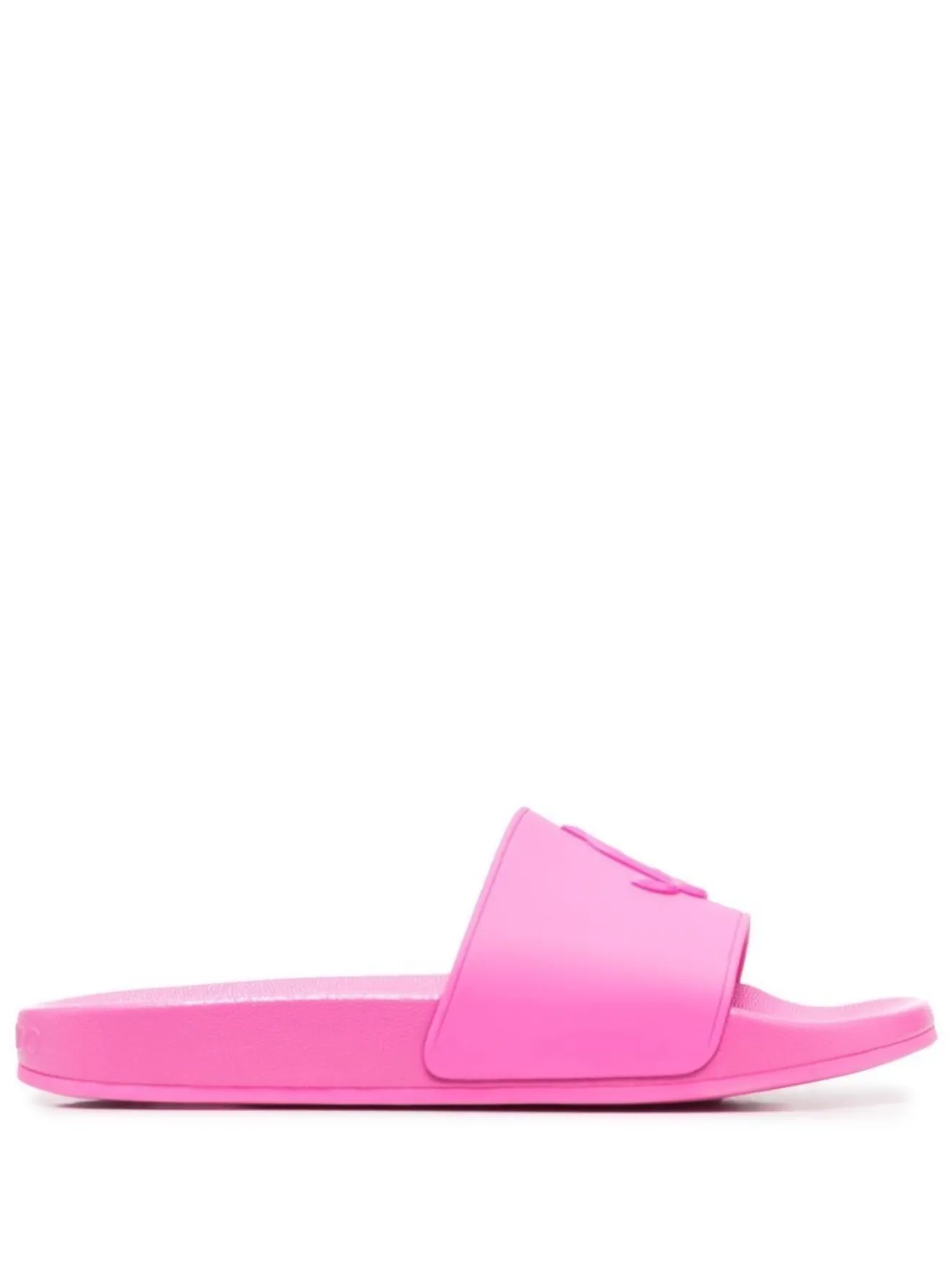 Jimmy Choo Port logo-appliquÃ© slides pink | MODES