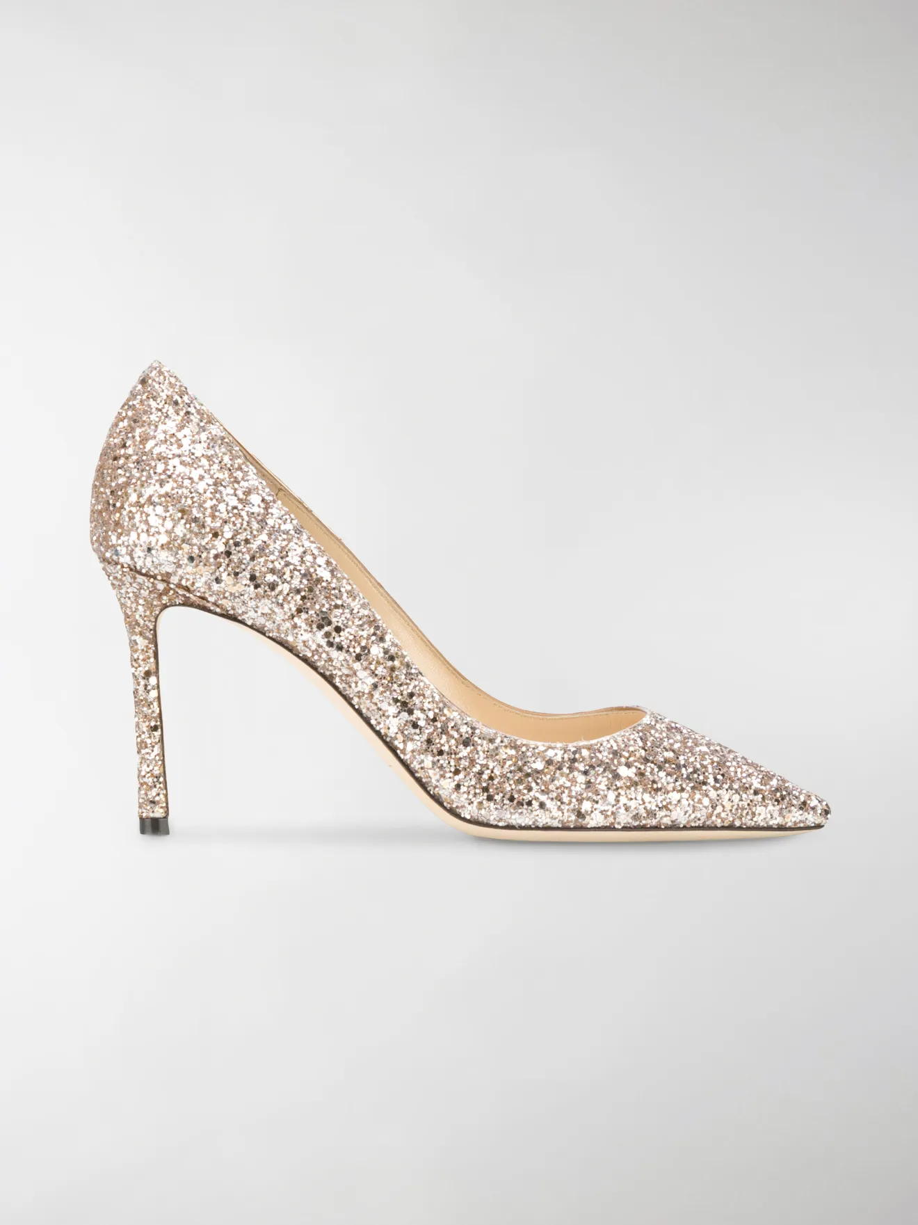 jimmy choo rose gold sneakers