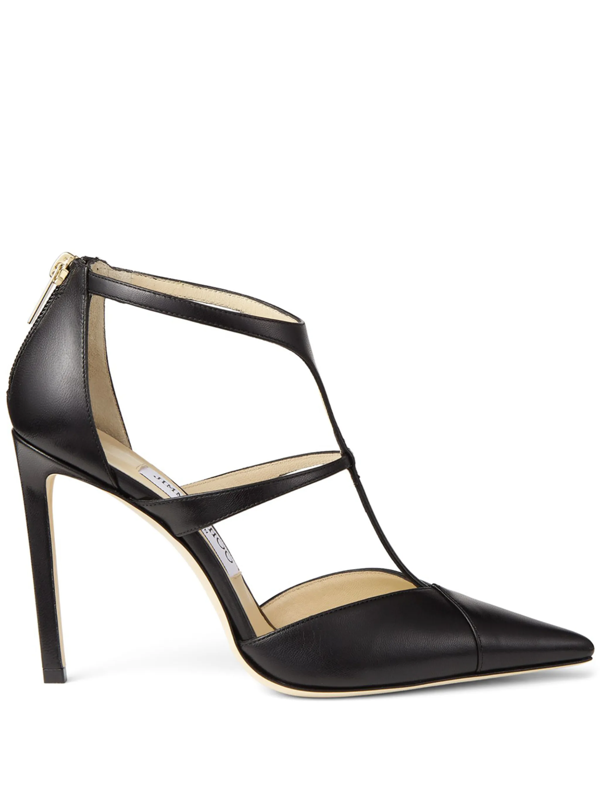 Strappy Jimmy Choo Heels Jimmy Choo Black Strappy Heels 38  display picture 1