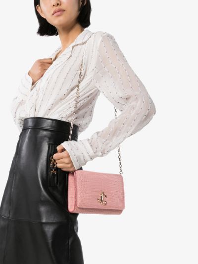 jimmy choo pink clutch