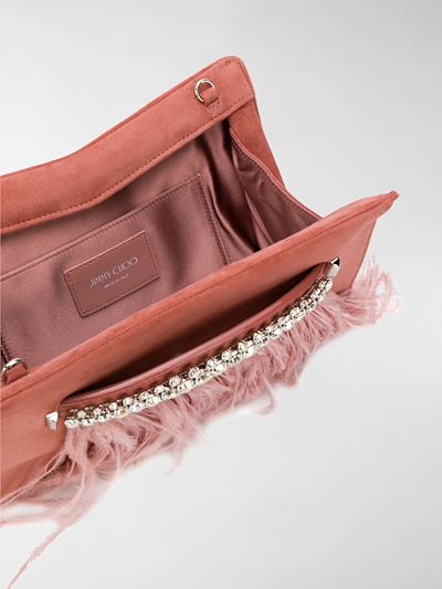 jimmy choo pink clutch