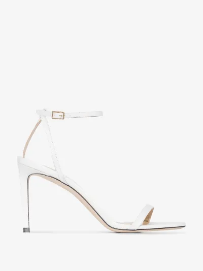 jimmy choo white sandals