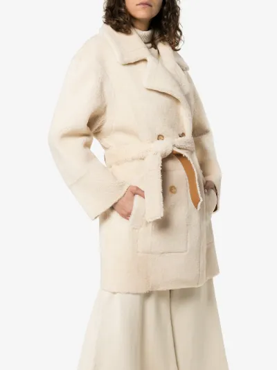 joseph shearling coat