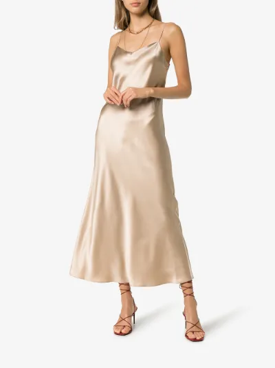 silk camisole dress